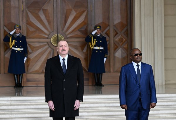 В Баку состоялась церемония официальной встречи Президента Гвинеи-Бисау (ФОТО/ВИДЕО)