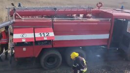 Пожар, устроенный Арменией на границе с Нахчываном, потушен (ФОТО/ВИДЕО)