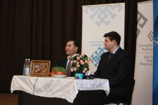 В Гахе прошла творческая встреча с народным артистом Забитом Набизаде (ФОТО)