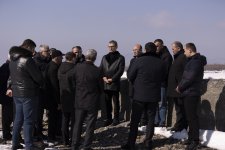 Руководство “AzerGold” и Госагентства по использованию минерально-сырьевых ресурсов провело проверку нерудных месторождений (ФОТО)