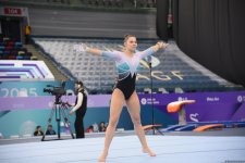 В Баку стартовал 2-й день Кубка мира по спортивной гимнастике (ФОТО)