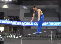 В Баку стартовал 2-й день Кубка мира по спортивной гимнастике (ФОТО)