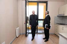 Президент Ильхам Алиев и Первая леди Мехрибан Алиева приняли участие в церемонии сдачи в эксплуатацию жилого комплекса в селе Суговушан (ВИДЕО/ФОТО)