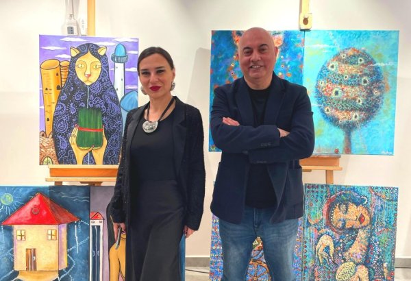 Азербайджанские художники показали душу Востока в Сербии (ФОТО)