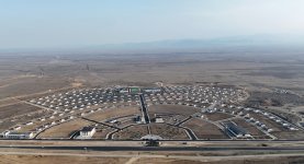 Президент Ильхам Алиев и Первая леди Мехрибан Алиева приняли участие в открытии первого этапа села Сарыджалы Агдамского района (ВИДЕО/ФОТО)