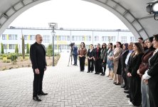 Президент Ильхам Алиев и Первая леди Мехрибан Алиева приняли участие в открытии первого этапа села Сарыджалы Агдамского района (ВИДЕО/ФОТО)