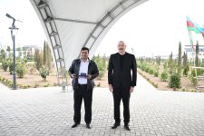 Президент Ильхам Алиев и Первая леди Мехрибан Алиева приняли участие в открытии первого этапа села Сарыджалы Агдамского района (ВИДЕО/ФОТО)