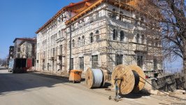 На улице Карабах города Шуша строятся 10 зданий (ФОТО)