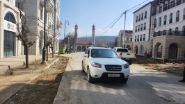 На улице Карабах города Шуша строятся 10 зданий (ФОТО)