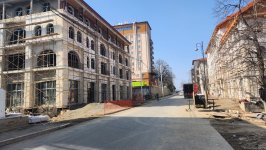 На улице Карабах города Шуша строятся 10 зданий (ФОТО)