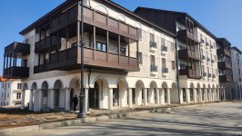 На улице Карабах города Шуша строятся 10 зданий (ФОТО)