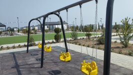 Ясли-детский сад в селе Сарыджалы Агдамского района расчитан на 100 мест (ФОТО)