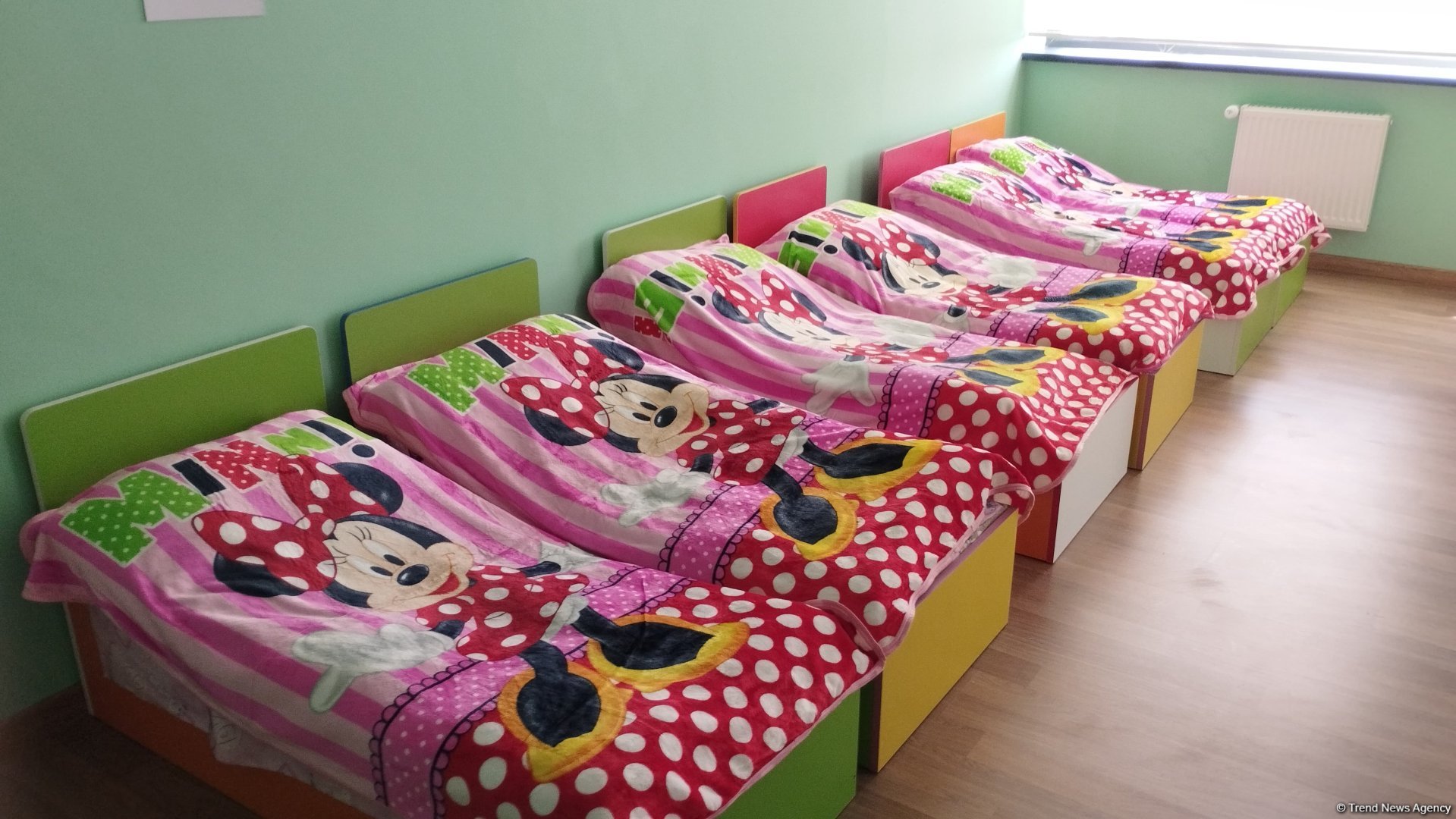 Ясли-детский сад в селе Сарыджалы Агдамского района расчитан на 100 мест (ФОТО)