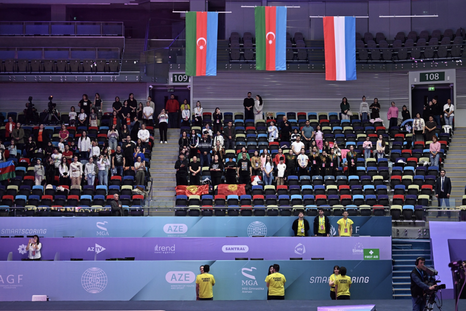 Азербайджанские гимнастки завоевали еще четыре медали на турнире AGF Trophy (ФОТО)