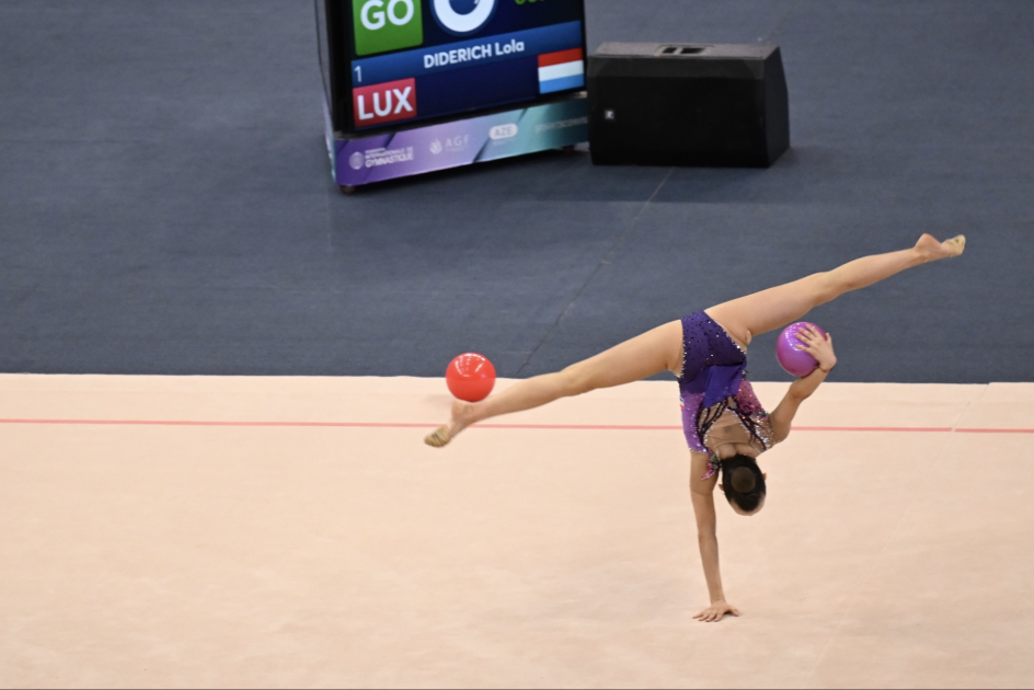 Азербайджанские гимнастки завоевали еще четыре медали на турнире AGF Trophy (ФОТО)