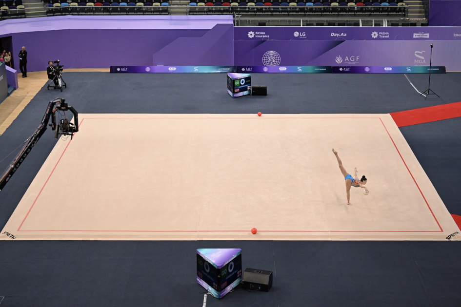 Азербайджанские гимнастки завоевали еще четыре медали на турнире AGF Trophy (ФОТО)