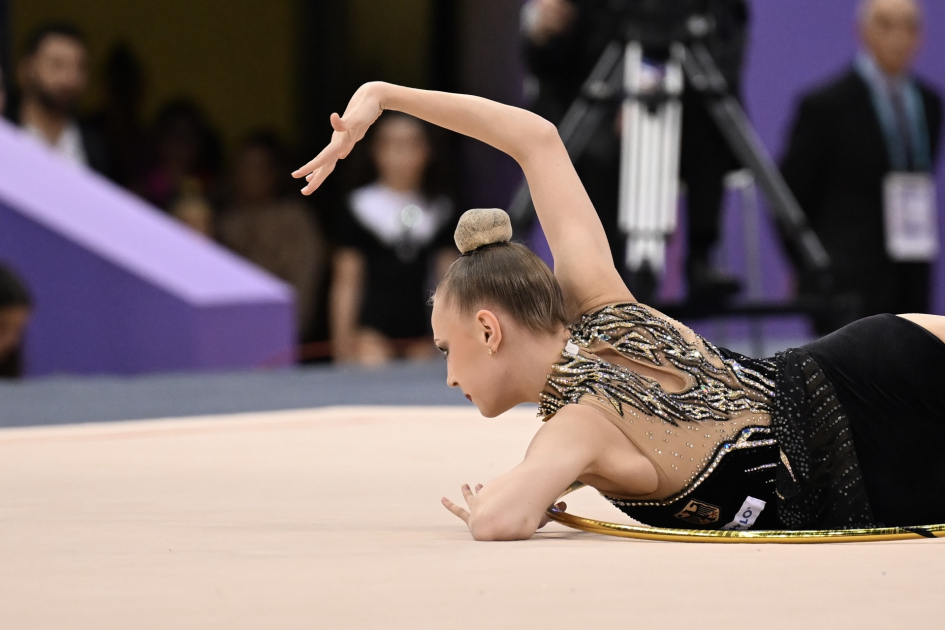 Азербайджанские гимнастки завоевали еще четыре медали на турнире AGF Trophy (ФОТО)