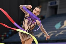 Азербайджанские гимнастки завоевали еще четыре медали на турнире AGF Trophy (ФОТО)
