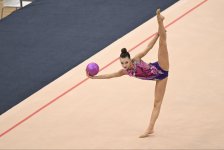Азербайджанские гимнастки завоевали еще четыре медали на турнире AGF Trophy (ФОТО)