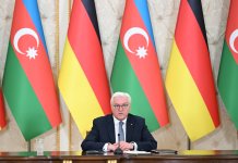 Президент Ильхам Алиев и Президент Германии выступили с заявлениями для прессы (ФОТО/ВИДЕО)