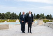 Президент Ильхам Алиев и Президент Германии выступили с заявлениями для прессы (ФОТО/ВИДЕО)