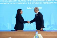 Азербайджан подписал соглашения по строительству трех СЭС (ФОТО)