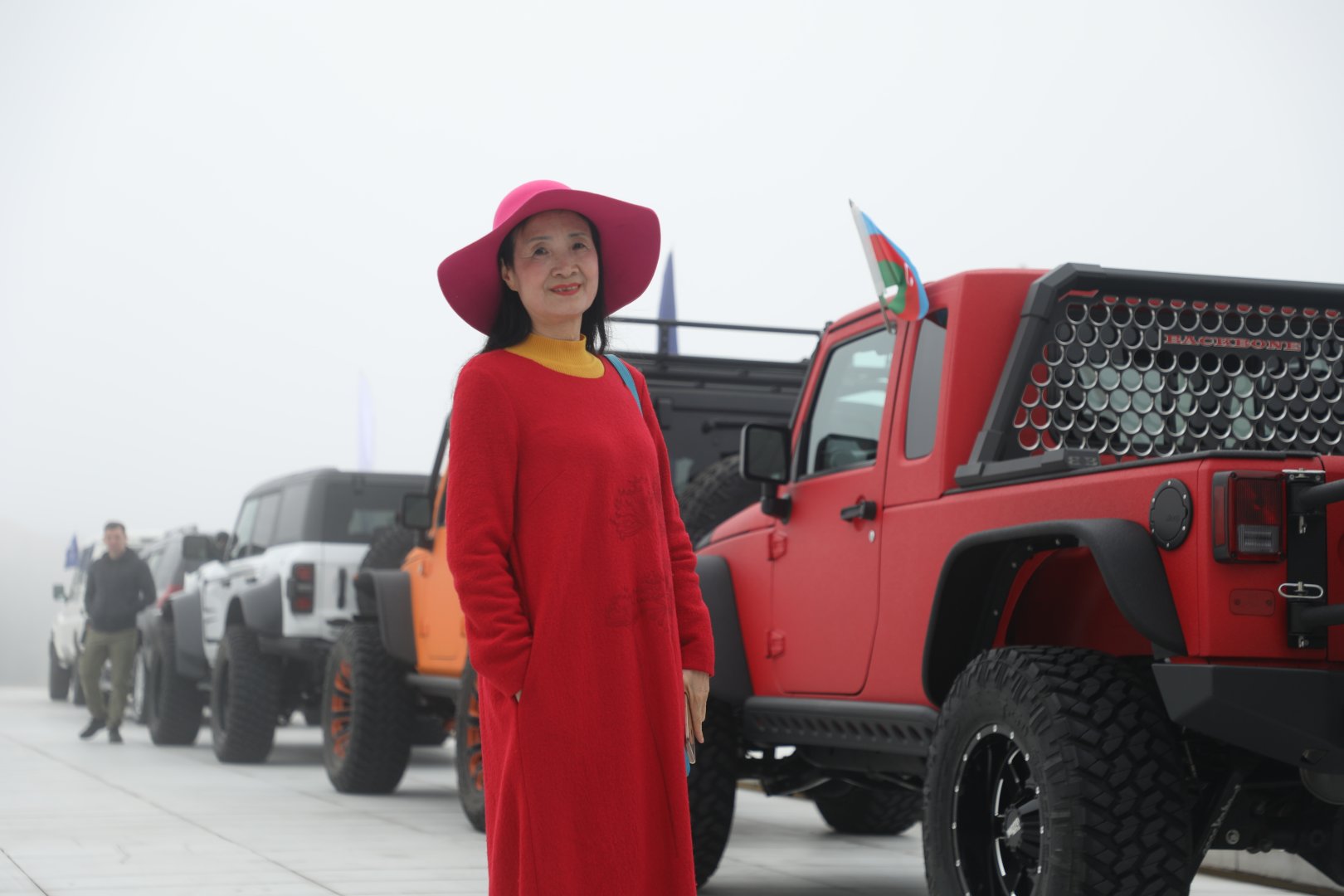 Автомобильная федерация Азербайджана организовала автопробег внедорожников (ФОТО)