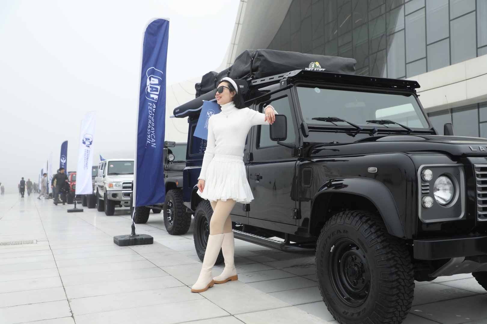 Автомобильная федерация Азербайджана организовала автопробег внедорожников (ФОТО)