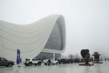 Автомобильная федерация Азербайджана организовала автопробег внедорожников (ФОТО)