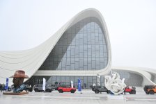 Автомобильная федерация Азербайджана организовала автопробег внедорожников (ФОТО)