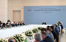 В Университете АДА с участием Президента Ильхама Алиева состоялся международный форум на тему «К новому миропорядку» (ФОТО/ВИДЕО)