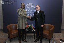 В Анталье состоялась встреча Джейхуна Байрамова с министром иностранных дел Буркина-Фасо (ФОТО)