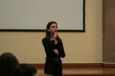 В Баку состоялась презентация пластинки Хумай Гасымзаде, победившей в США (ФОТО)