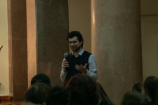 В Баку состоялась презентация пластинки Хумай Гасымзаде, победившей в США (ФОТО)