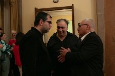 В Баку состоялась презентация пластинки Хумай Гасымзаде, победившей в США (ФОТО)