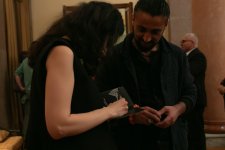 В Баку состоялась презентация пластинки Хумай Гасымзаде, победившей в США (ФОТО)