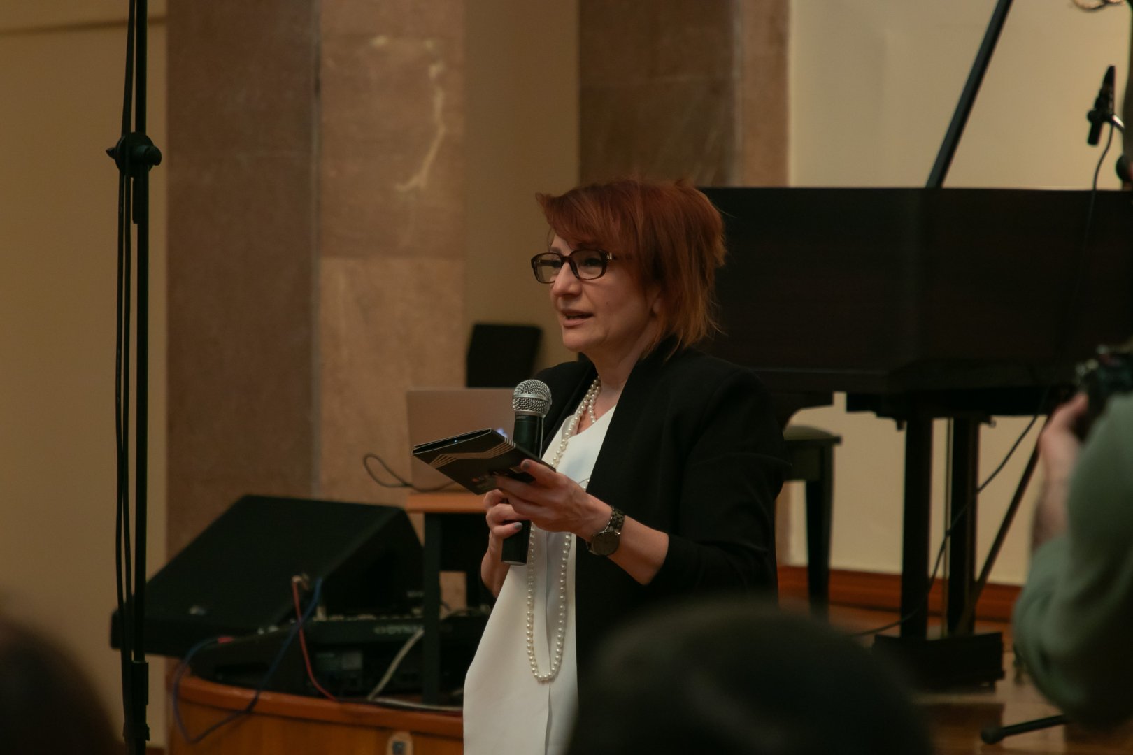 В Баку состоялась презентация пластинки Хумай Гасымзаде, победившей в США (ФОТО)