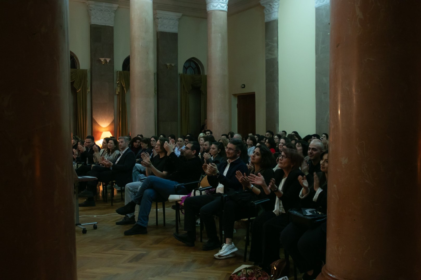 В Баку состоялась презентация пластинки Хумай Гасымзаде, победившей в США (ФОТО)