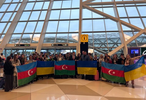 Очередная группа украинских детей прибыла в Азербайджан на реабилитацию