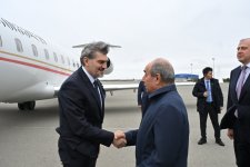 Президент Грузии Михеил Кавелашвили прибыл с официальным визитом в Азербайджан (ФОТО)