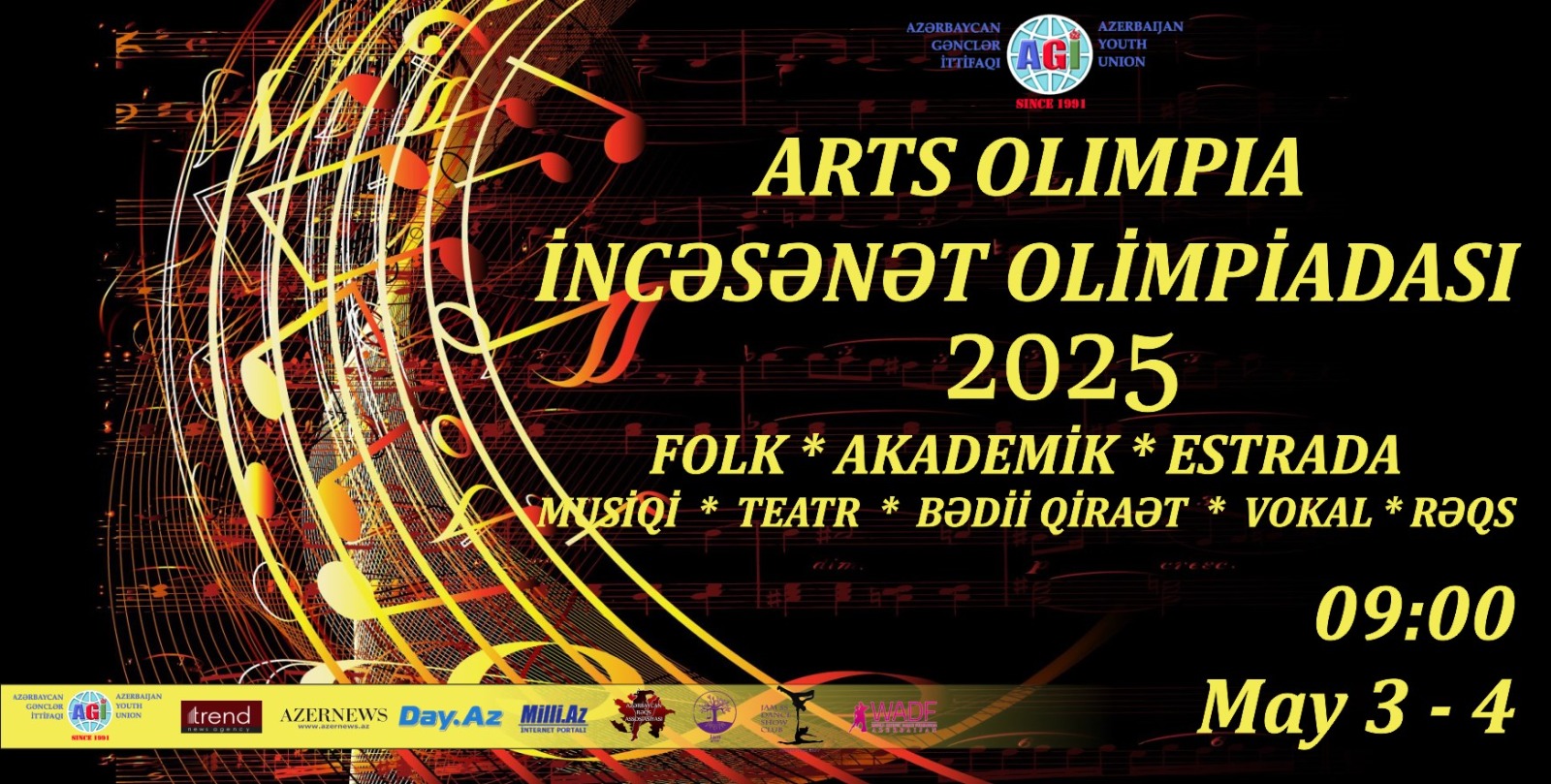 В Азербайджане началась регистрация на конкурс Arts Olimpia 2025