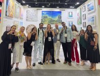 Азербайджанское искусство представлено на World Art Dubai 2025 (ФОТО)