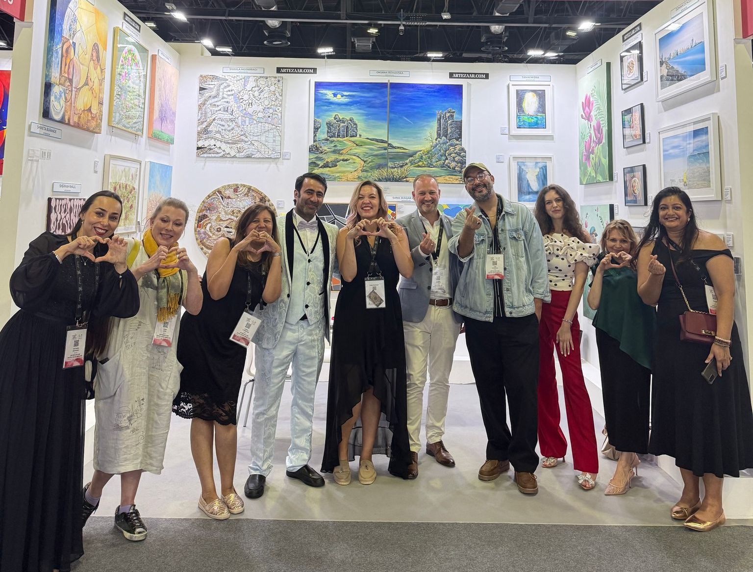 Азербайджанское искусство представлено на World Art Dubai 2025 (ФОТО)