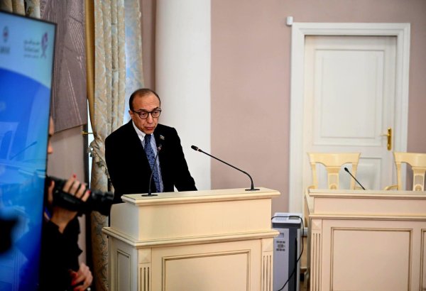 Низами Сафаров выступил на международной конференции в Санкт-Петербурге  (ФОТО)