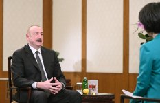 Президент Ильхам Алиев в Пекине дал интервью китайскому телеканалу CGTN (ФОТО/ВИДЕО) (ОБНОВЛЕНО)