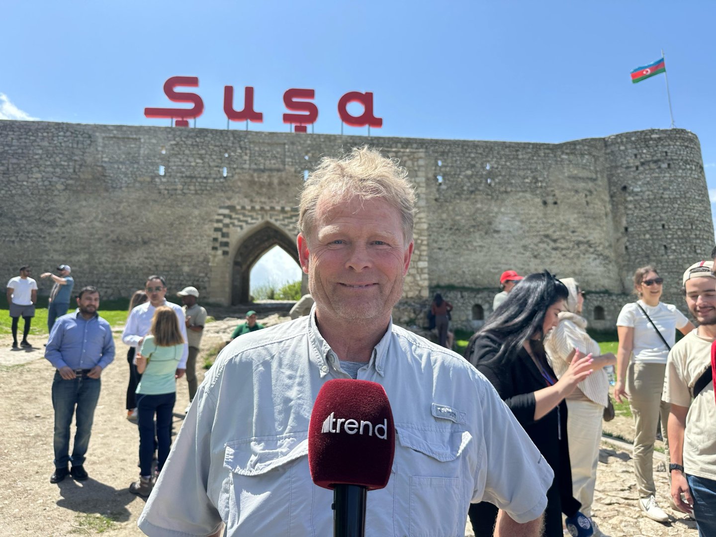 Турист из Дании впечатлен инфраструктурой и природой Карабаха