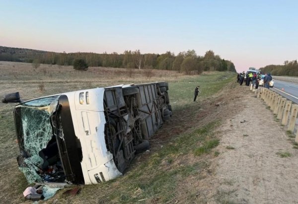 В результате ДТП с участием автобуса в России пострадали 35 человек