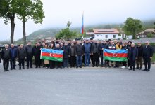 Очередной адрес совместных поездок председателей политических партий - город Лачин (ФОТО)