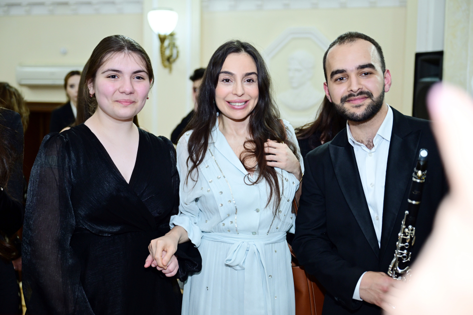Вице-президент Фонда Гейдара Алиева Лейла Алиева приcутствовала на концерте студентов и молодежи в Бакинской музыкальной академии (ФОТО)