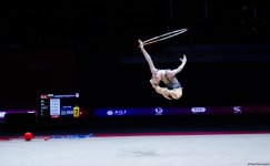 Награждены победители третьего дня соревнований Кубка Европы по  художественной гимнастике в Баку (ФОТО)